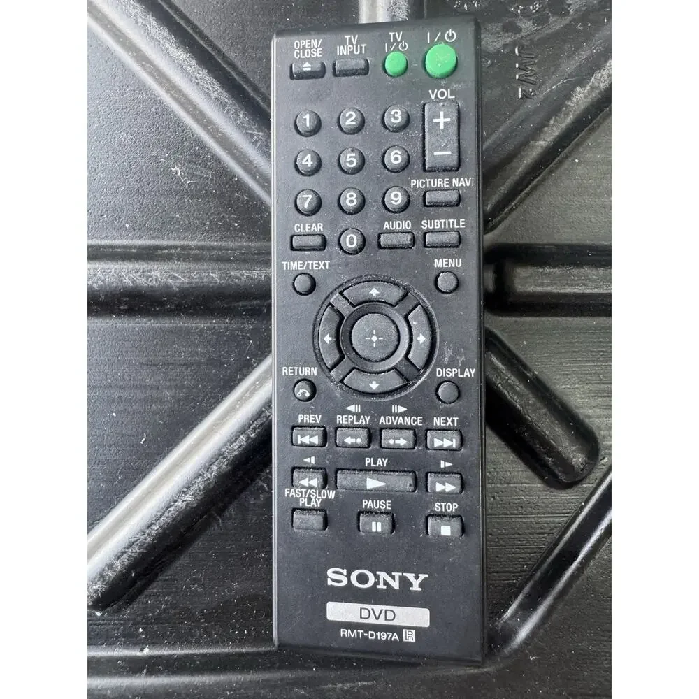 Sony RMT-D197A OEM DVD Player Remote Control Tested Working Genuine